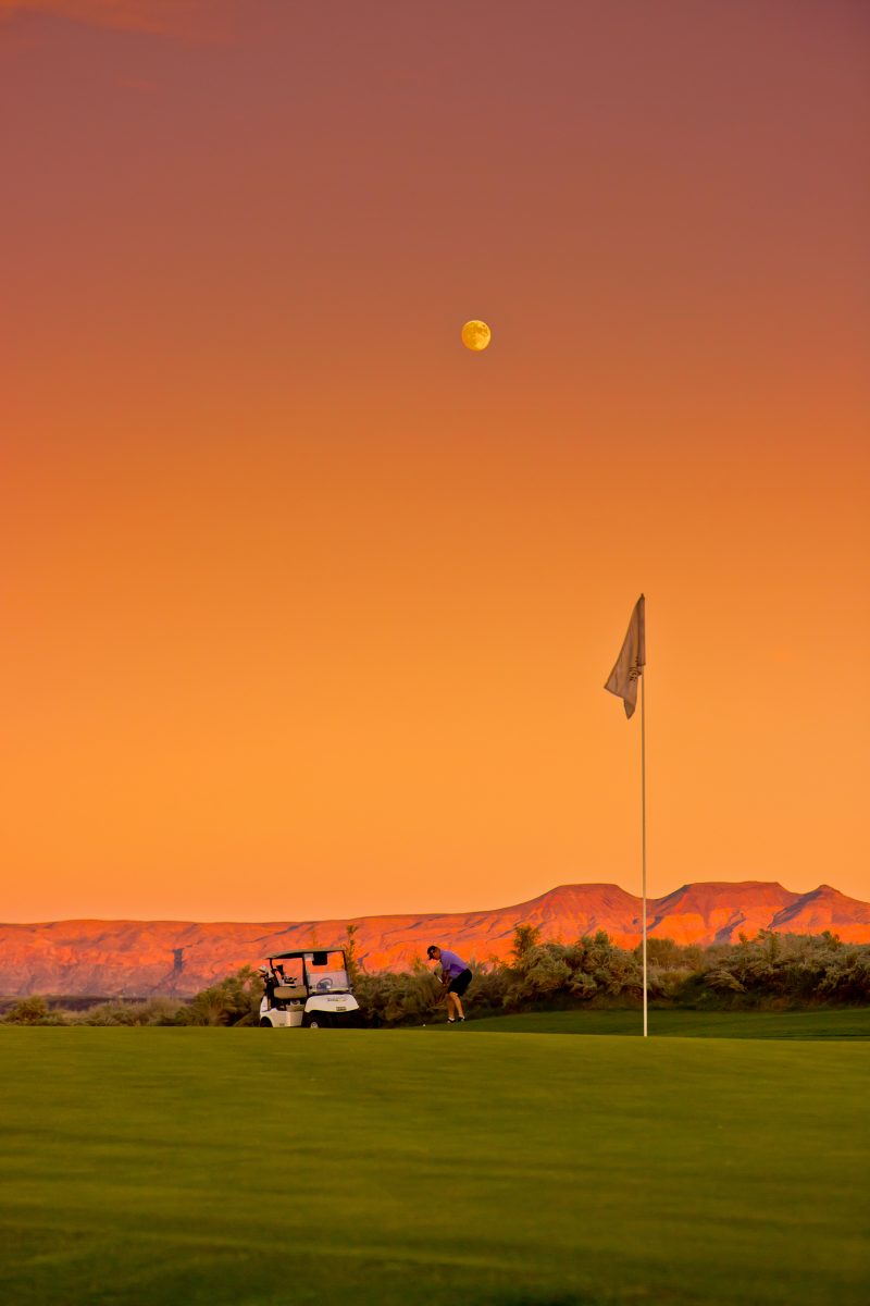 Moon Rising at Sand Hollow