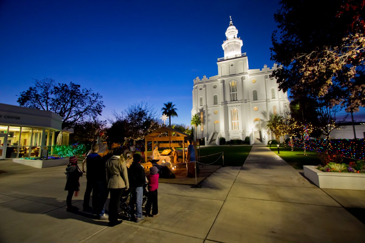 Temple at Christmas