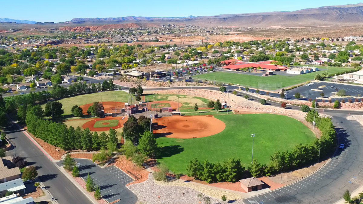 Aerial of Washington Baseball Complex