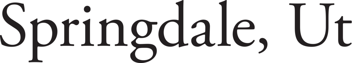 Springdale, Ut Logotype