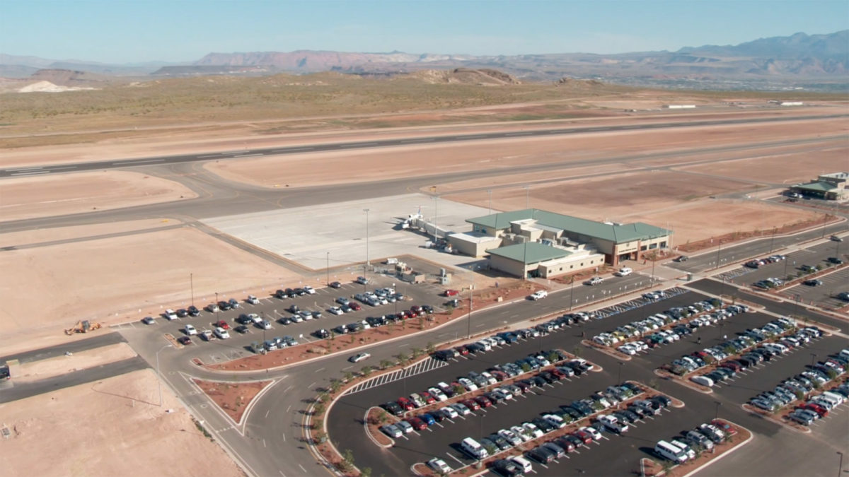 Aerial Pan of St. George Airport