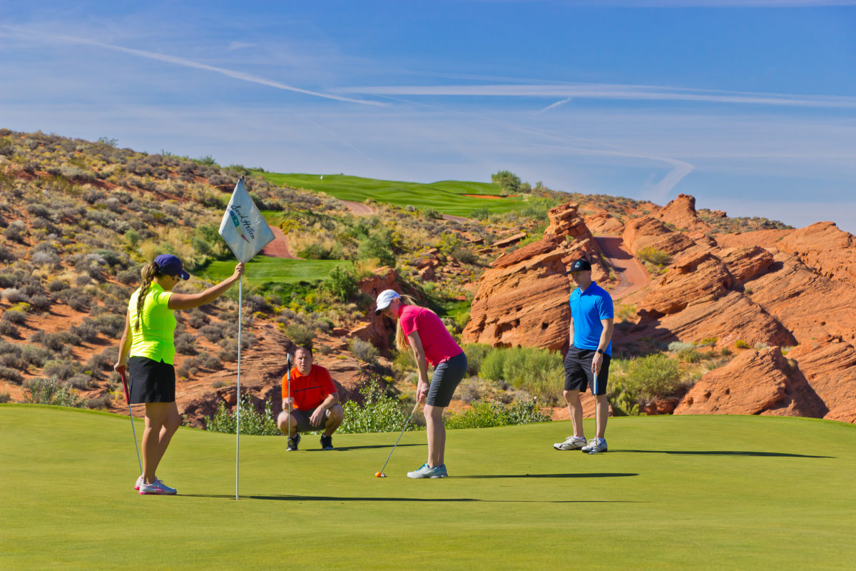 Foursome on the Green at Sand Hollow