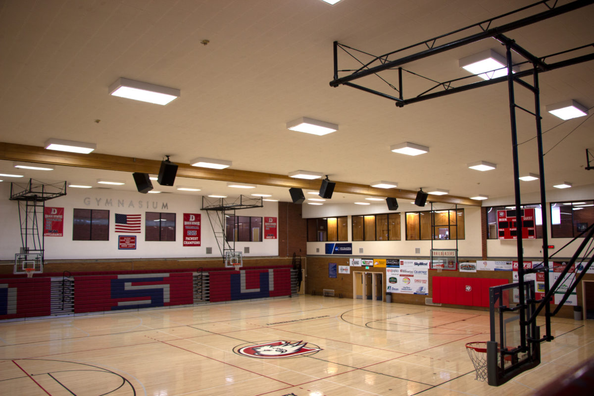 Basketball Courts in DSU Student Activity Center