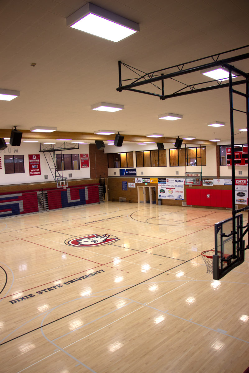 Basketball Courts in DSU Student Activity Center