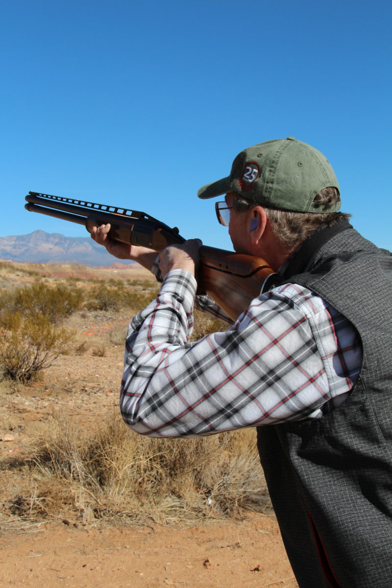 Shotgun Shooter under Blue Sky